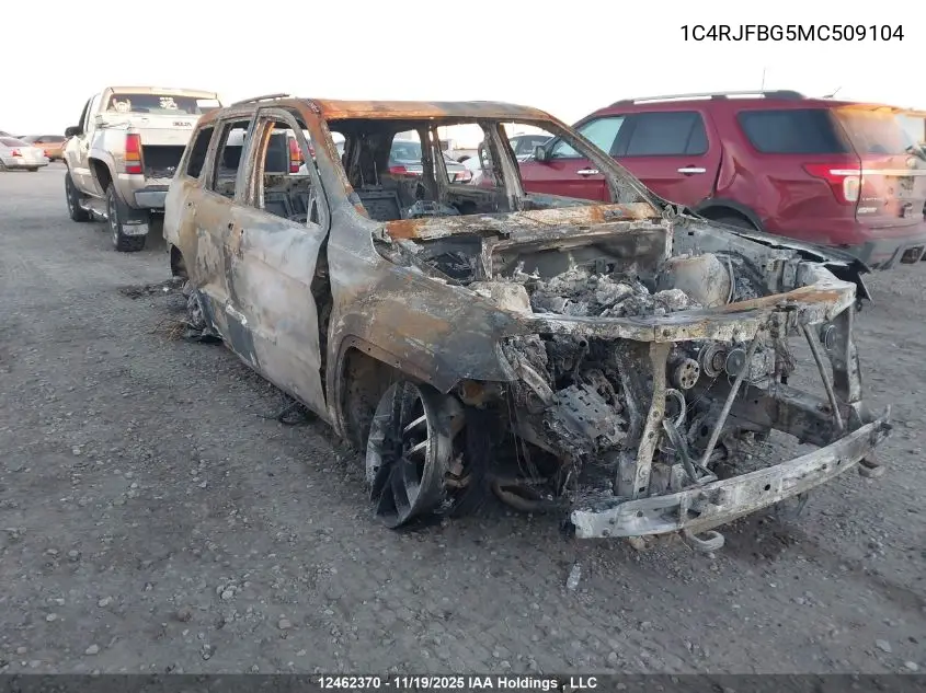 1C4RJFBG5MC509104 2021 Jeep Grand Cherokee Limited