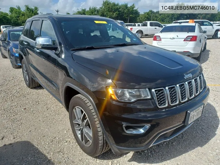 1C4RJEBG5MC746010 2021 Jeep Grand Cherokee Limited