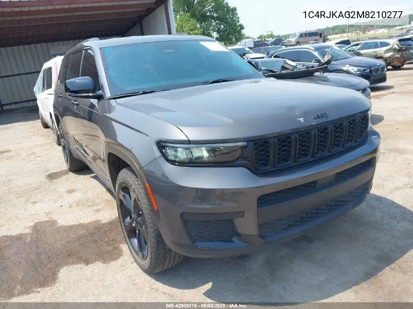 1C4RJKAG2M8210277 2021 Jeep Grand Cherokee L Altitude 4X4