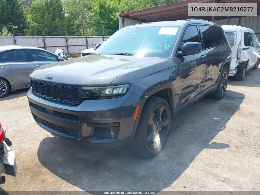 1C4RJKAG2M8210277 2021 Jeep Grand Cherokee L Altitude 4X4