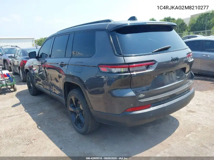 1C4RJKAG2M8210277 2021 Jeep Grand Cherokee L Altitude 4X4