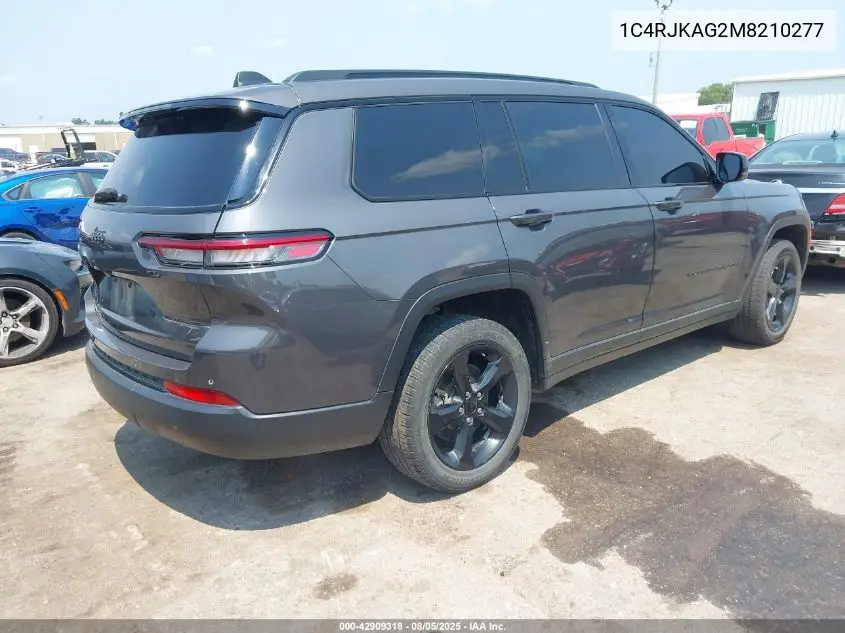 1C4RJKAG2M8210277 2021 Jeep Grand Cherokee L Altitude 4X4