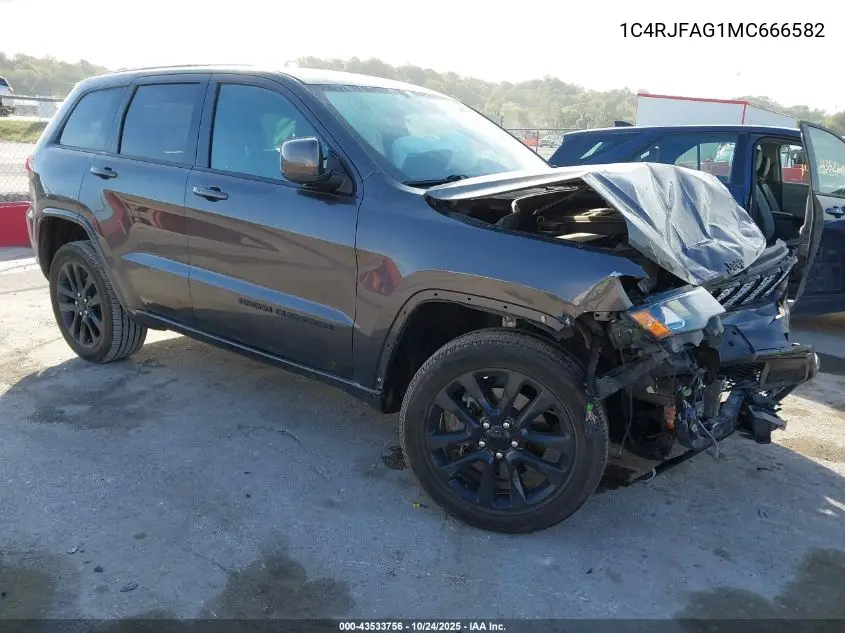 1C4RJFAG1MC666582 2021 Jeep Grand Cherokee Laredo X 4X4