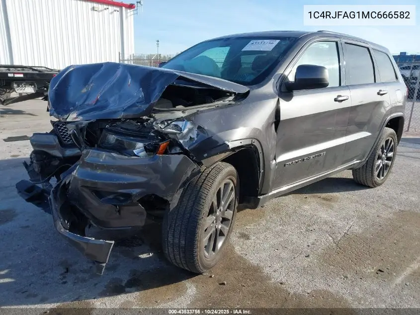 1C4RJFAG1MC666582 2021 Jeep Grand Cherokee Laredo X 4X4