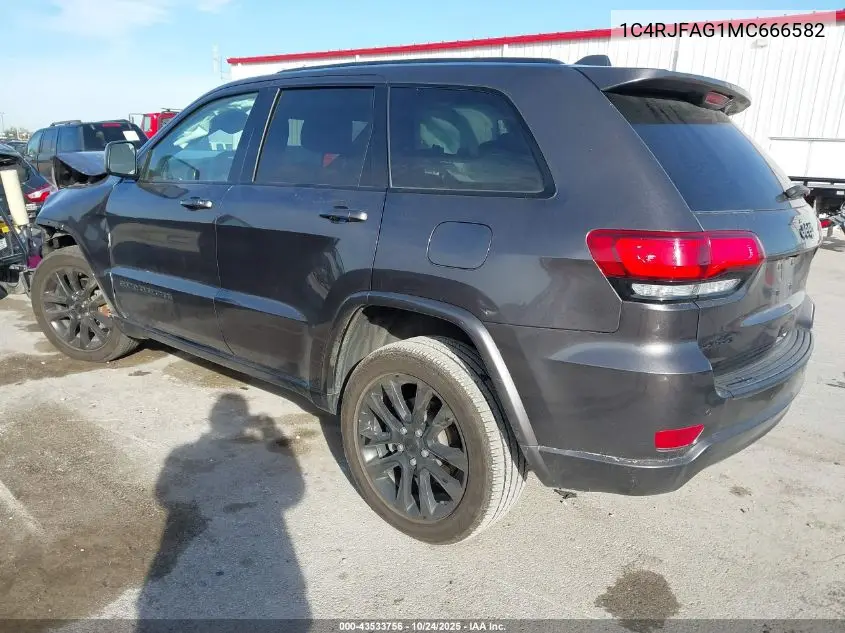 1C4RJFAG1MC666582 2021 Jeep Grand Cherokee Laredo X 4X4