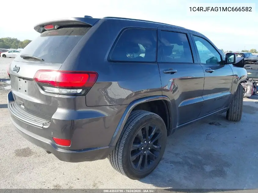 1C4RJFAG1MC666582 2021 Jeep Grand Cherokee Laredo X 4X4