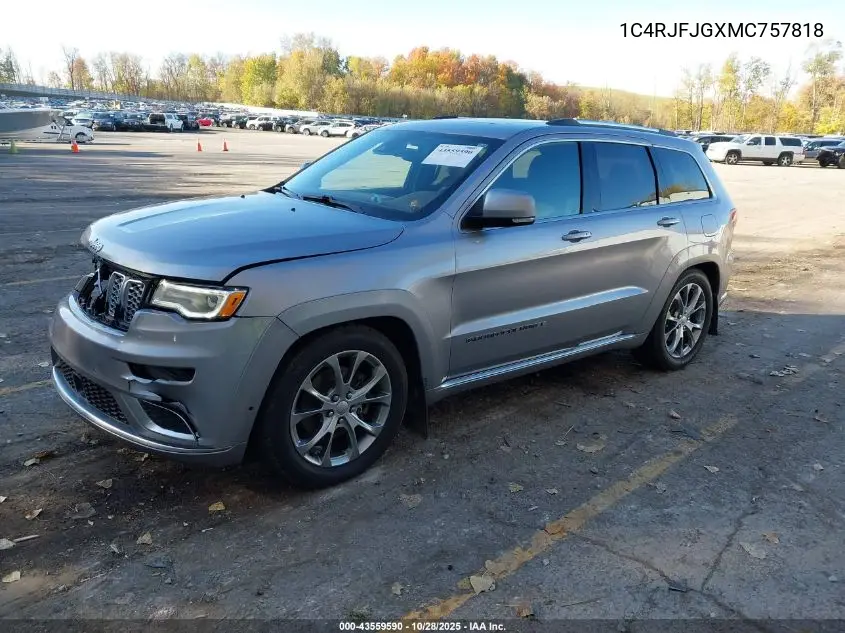 1C4RJFJGXMC757818 2021 Jeep Grand Cherokee Summit