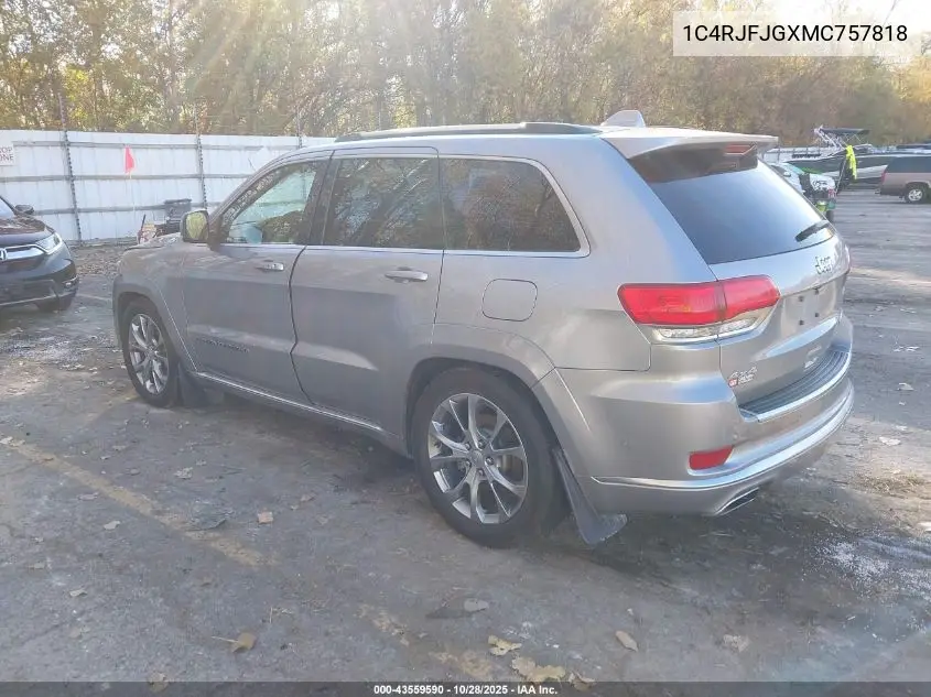 1C4RJFJGXMC757818 2021 Jeep Grand Cherokee Summit