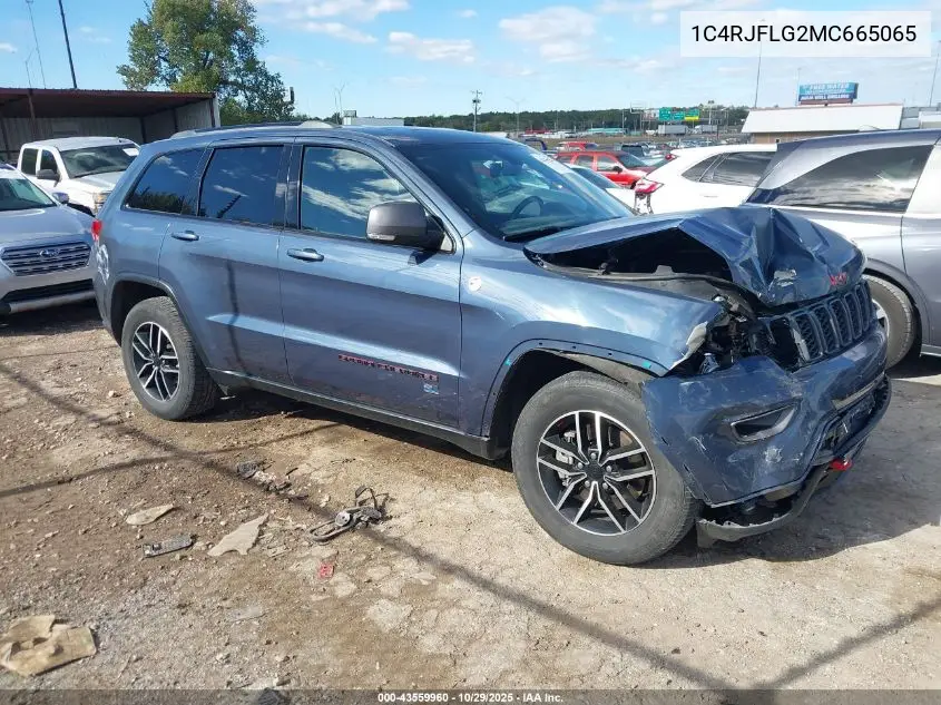 1C4RJFLG2MC665065 2021 Jeep Grand Cherokee Trailhawk 4X4