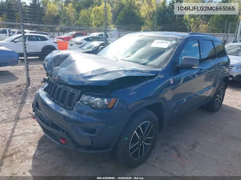1C4RJFLG2MC665065 2021 Jeep Grand Cherokee Trailhawk 4X4