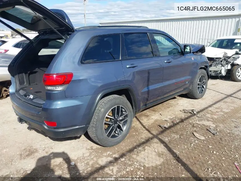 1C4RJFLG2MC665065 2021 Jeep Grand Cherokee Trailhawk 4X4