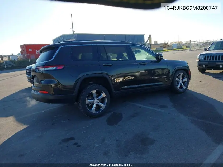 1C4RJKBG9M8200747 2021 Jeep Grand Cherokee L Limited 4X4