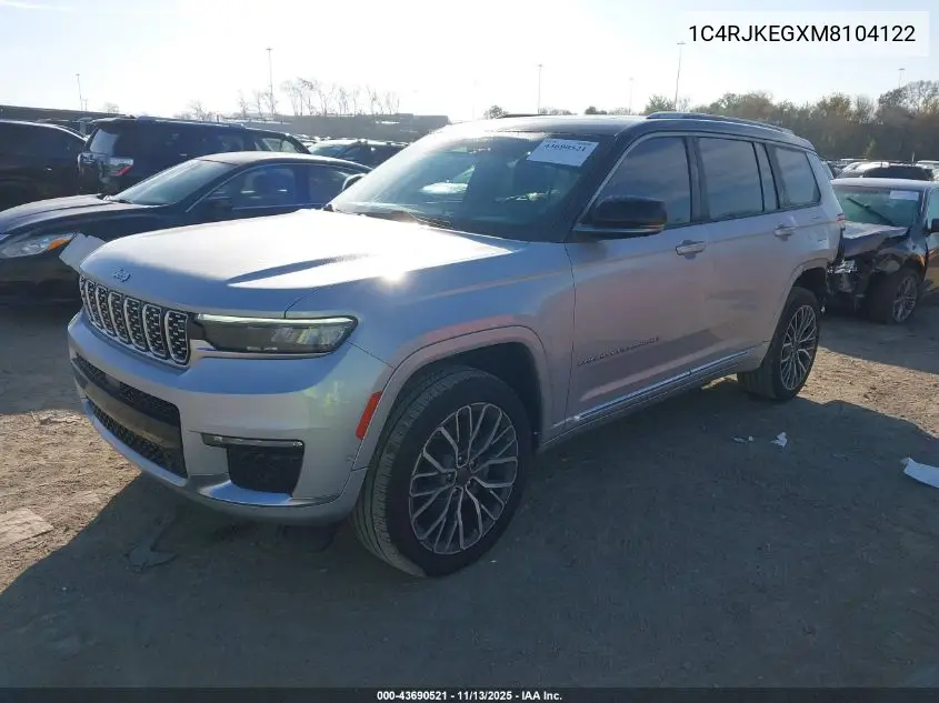 1C4RJKEGXM8104122 2021 Jeep Grand Cherokee L Summit Reserve 4X4