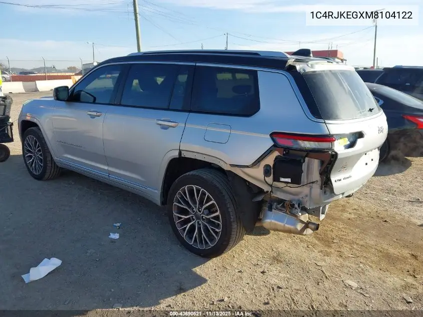 1C4RJKEGXM8104122 2021 Jeep Grand Cherokee L Summit Reserve 4X4