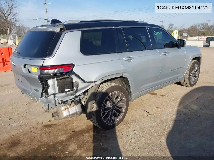 1C4RJKEGXM8104122 2021 Jeep Grand Cherokee L Summit Reserve 4X4