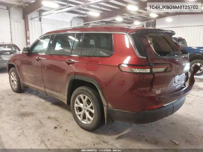 1C4RJKBG6M8125702 2021 Jeep Grand Cherokee L Limited 4X4