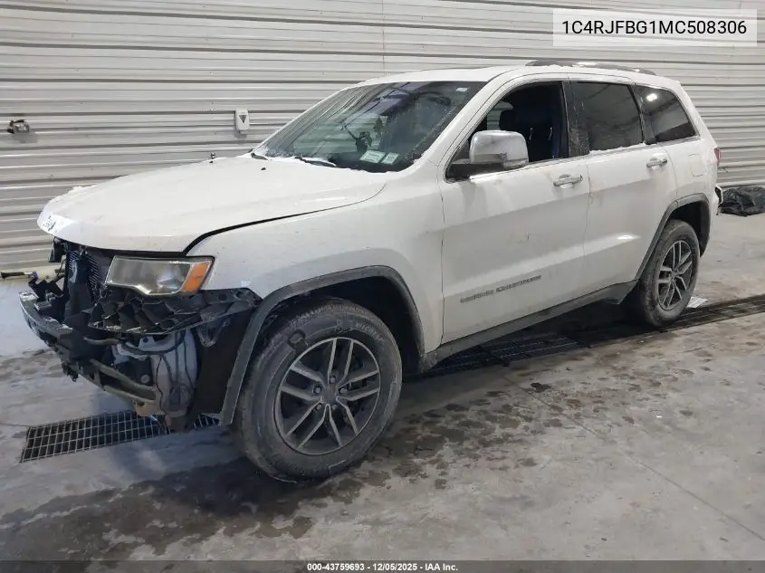 1C4RJFBG1MC508306 2021 Jeep Grand Cherokee Limited 4X4