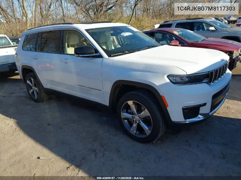 1C4RJKBG7M8117303 2021 Jeep Grand Cherokee L Limited 4X4