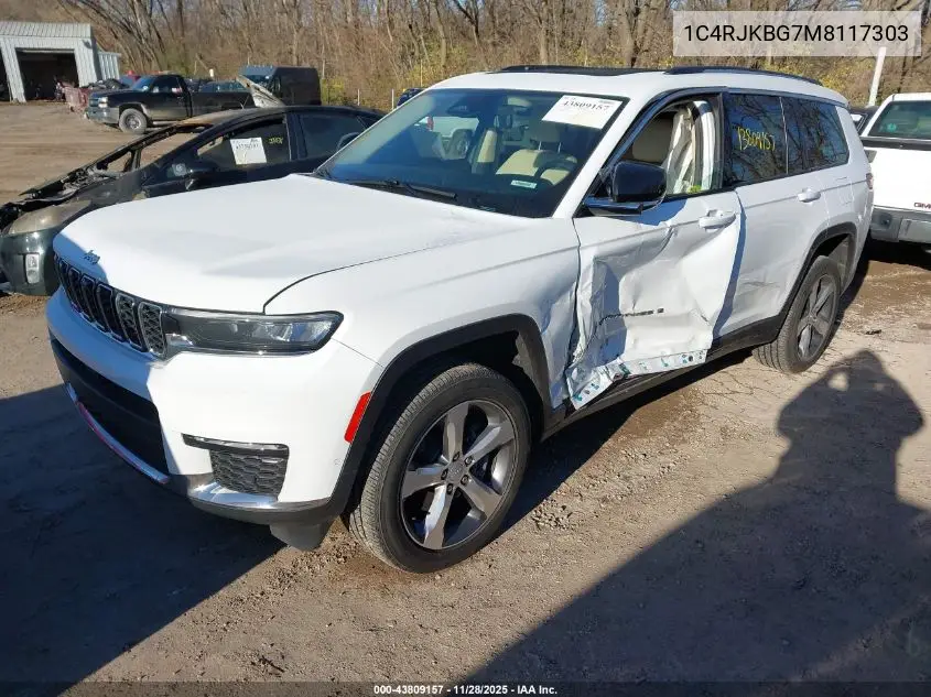 1C4RJKBG7M8117303 2021 Jeep Grand Cherokee L Limited 4X4