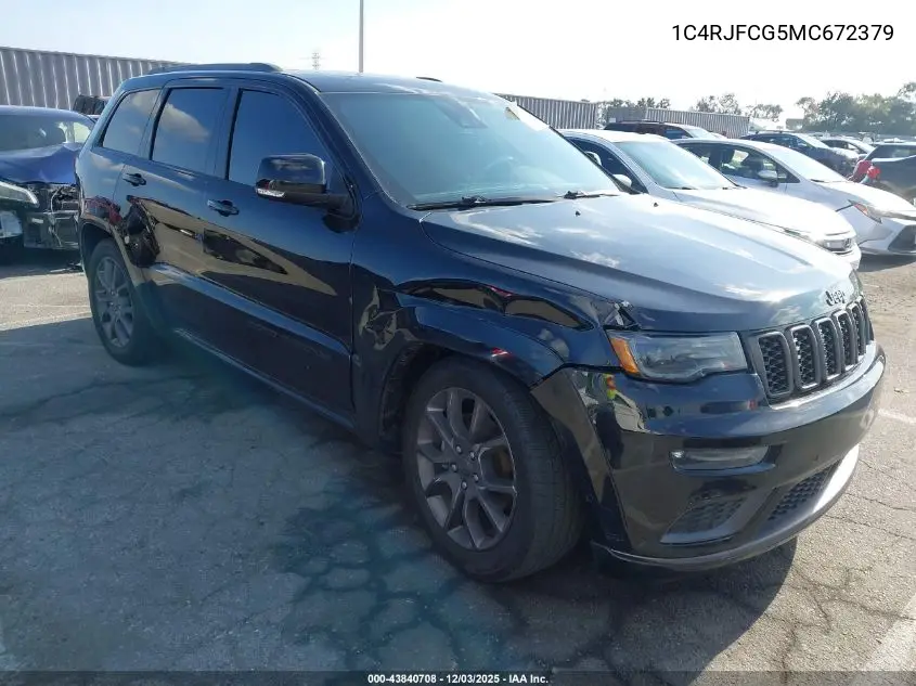 1C4RJFCG5MC672379 2021 Jeep Grand Cherokee High Altitude 4X4