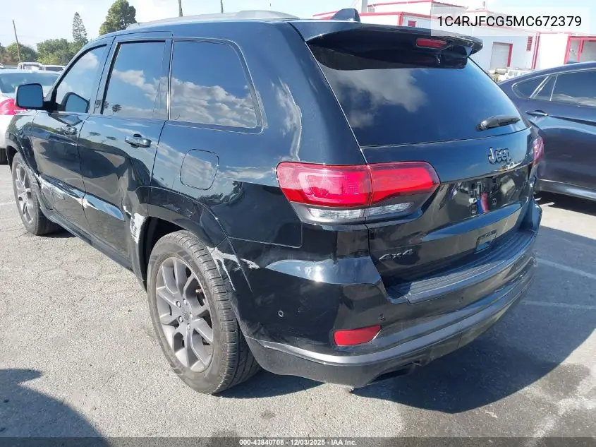1C4RJFCG5MC672379 2021 Jeep Grand Cherokee High Altitude 4X4