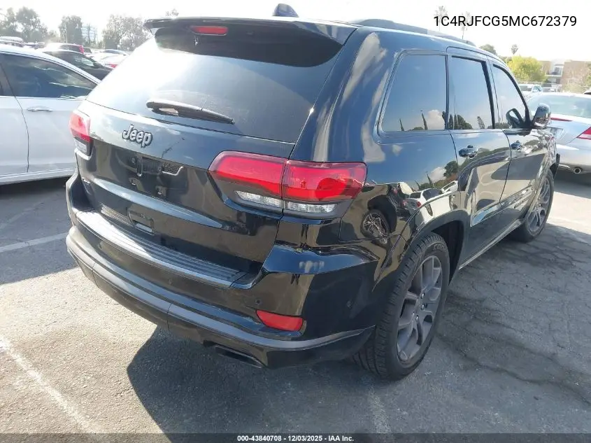 1C4RJFCG5MC672379 2021 Jeep Grand Cherokee High Altitude 4X4