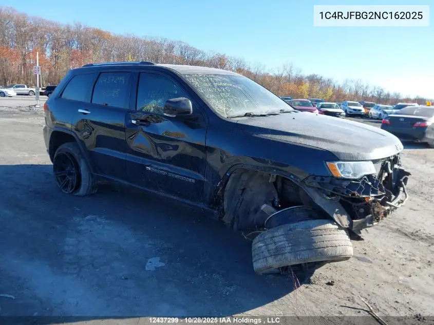 1C4RJFBG2NC162025 2022 Jeep Grand Cherokee Limited
