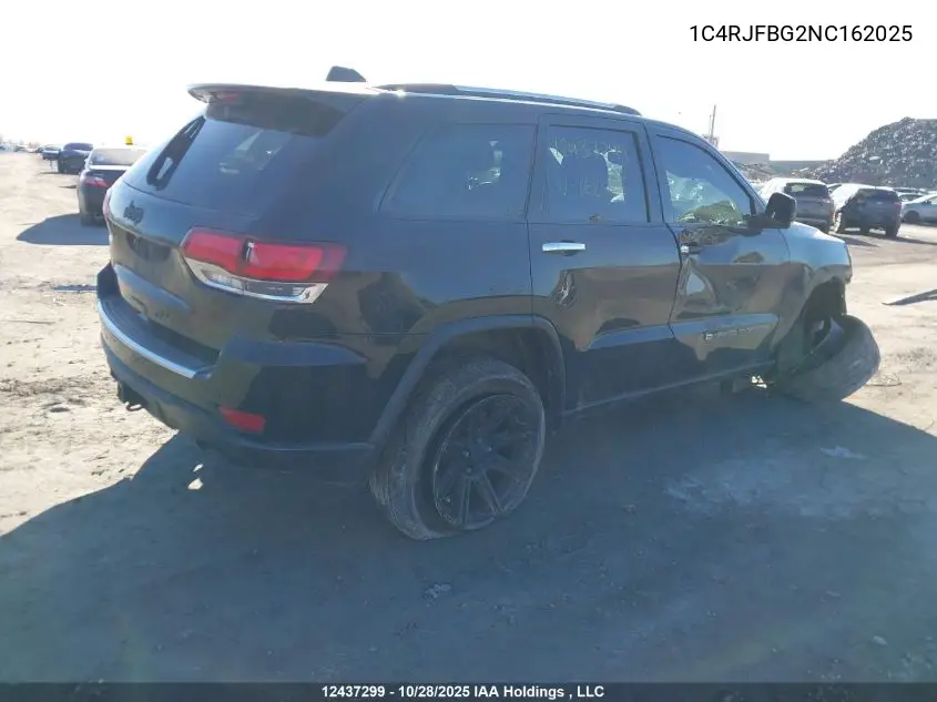 1C4RJFBG2NC162025 2022 Jeep Grand Cherokee Limited