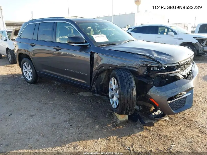 1C4RJGBG9N8633239 2022 Jeep Grand Cherokee Limited 4X2