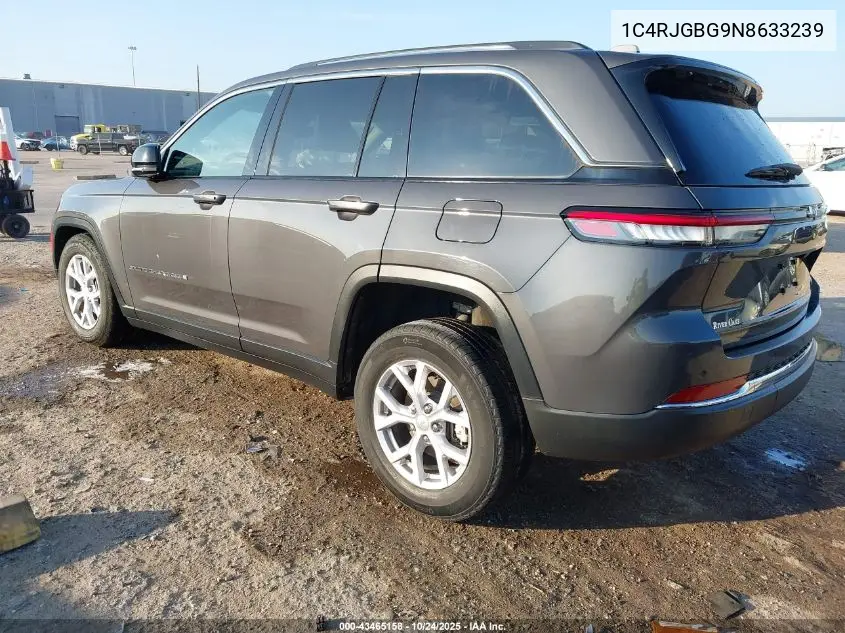 1C4RJGBG9N8633239 2022 Jeep Grand Cherokee Limited 4X2
