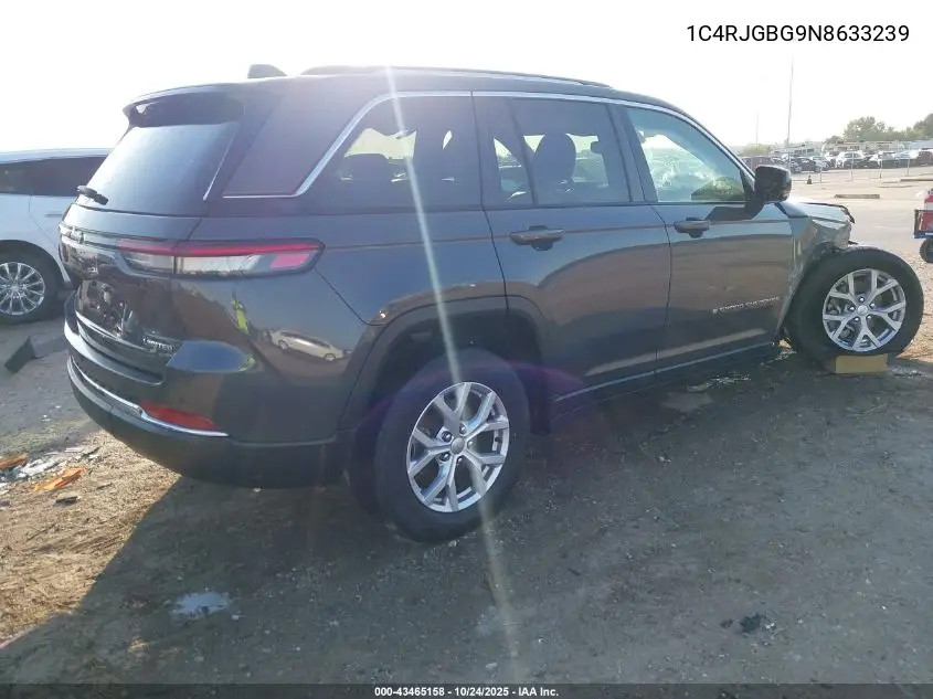 1C4RJGBG9N8633239 2022 Jeep Grand Cherokee Limited 4X2