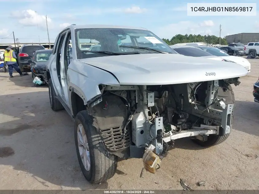 1C4RJHBG1N8569817 2022 Jeep Grand Cherokee Limited 4X4