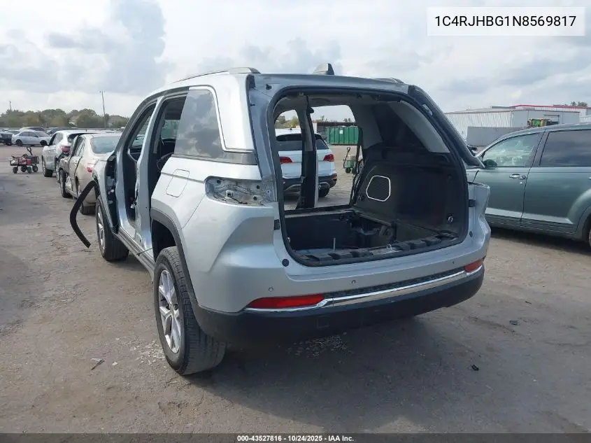 1C4RJHBG1N8569817 2022 Jeep Grand Cherokee Limited 4X4