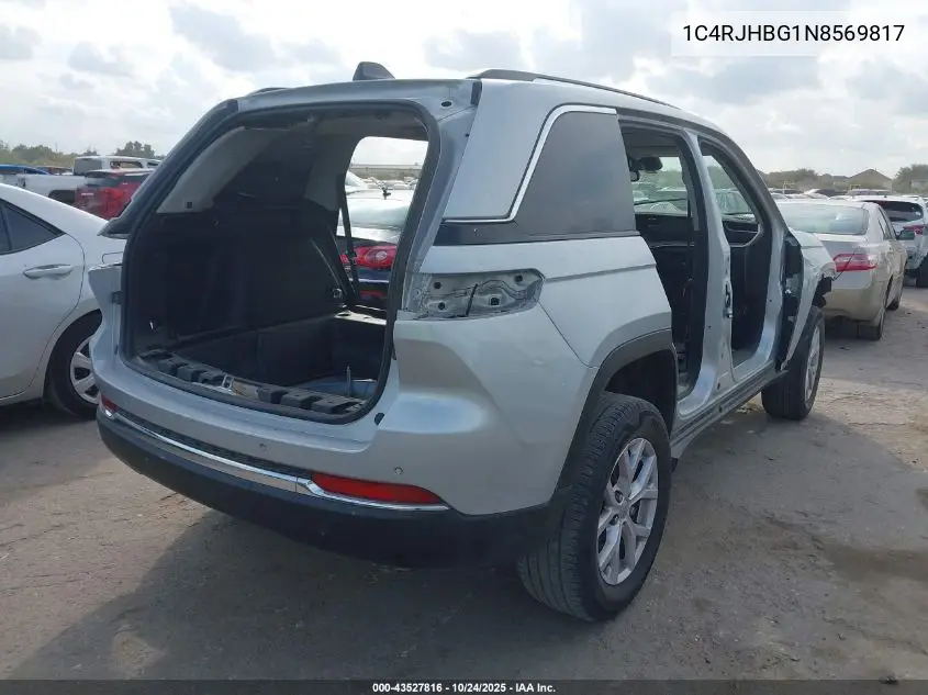 1C4RJHBG1N8569817 2022 Jeep Grand Cherokee Limited 4X4