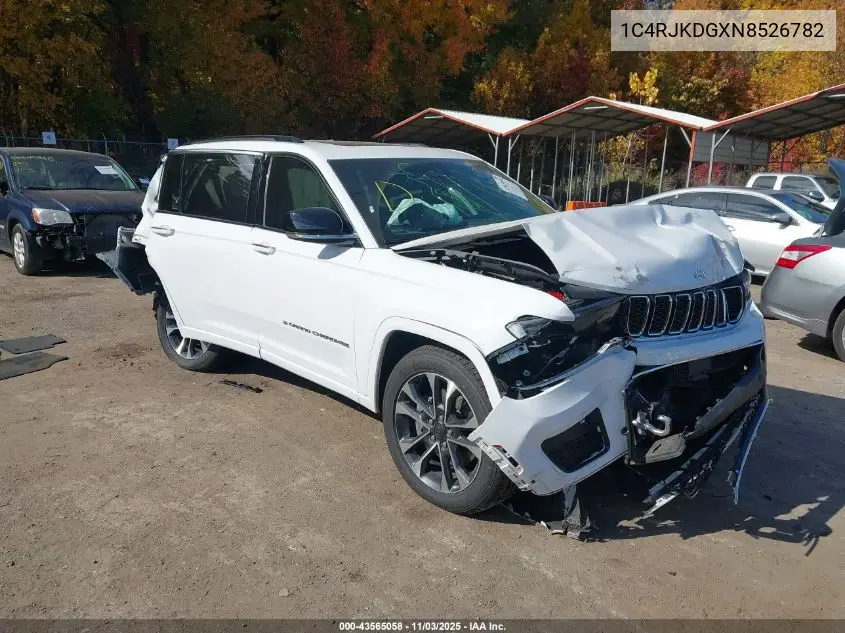 1C4RJKDGXN8526782 2022 Jeep Grand Cherokee L Overland 4X4