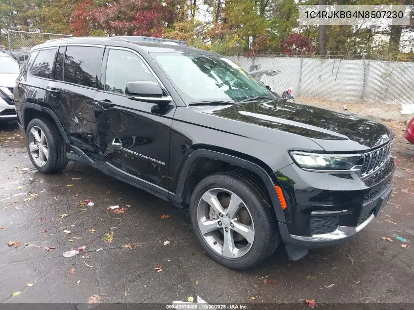 1C4RJKBG4N8507230 2022 Jeep Grand Cherokee L Limited 4X4