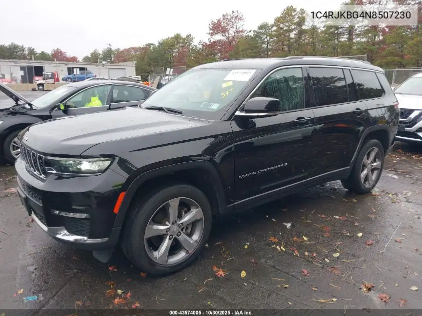 1C4RJKBG4N8507230 2022 Jeep Grand Cherokee L Limited 4X4