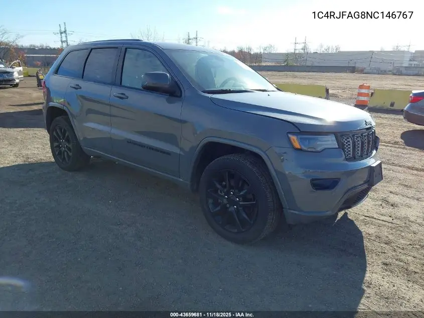 1C4RJFAG8NC146767 2022 Jeep Grand Cherokee Wk Laredo X