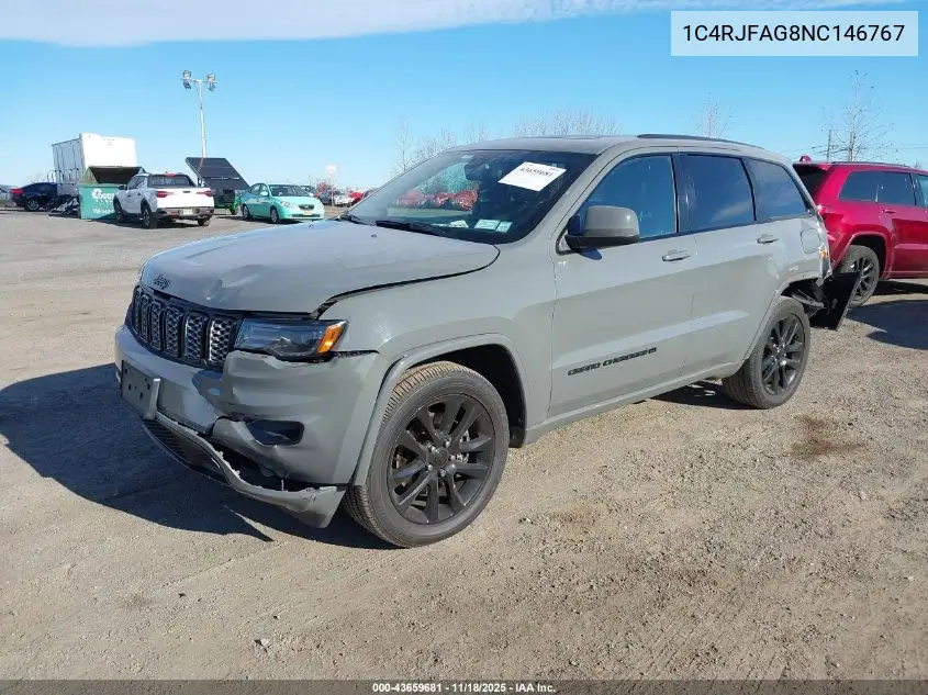 1C4RJFAG8NC146767 2022 Jeep Grand Cherokee Wk Laredo X