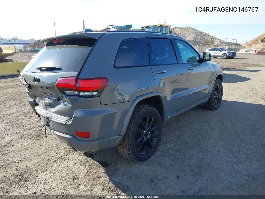 1C4RJFAG8NC146767 2022 Jeep Grand Cherokee Wk Laredo X