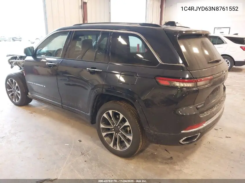 1C4RJYD63N8761552 2022 Jeep Grand Cherokee 4Xe Overland