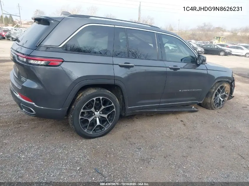 1C4RJHDG9N8626231 2022 Jeep Grand Cherokee Overland 4X4