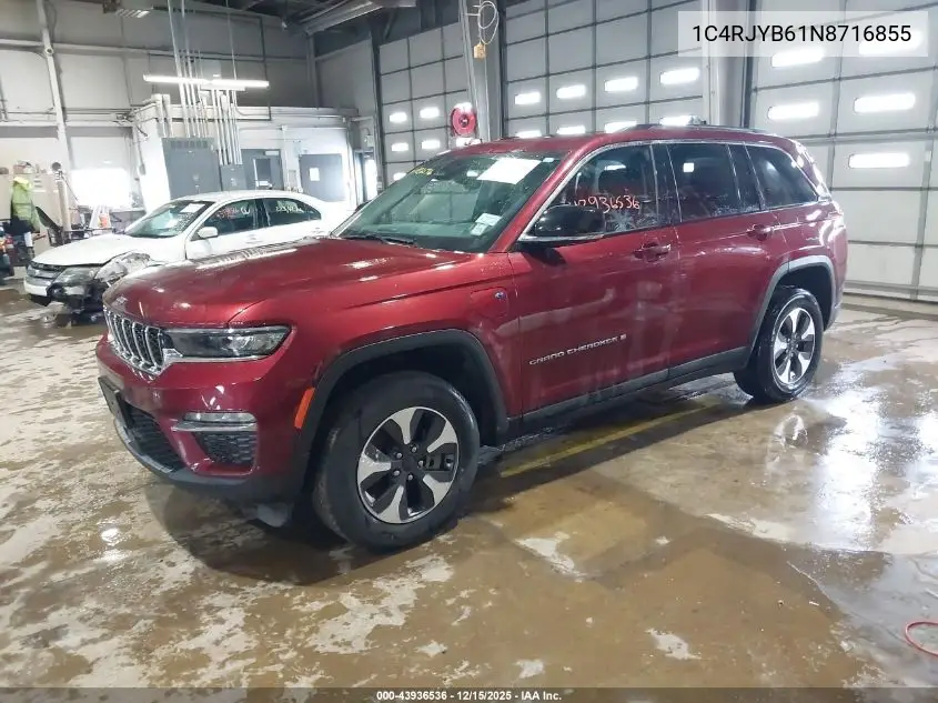 1C4RJYB61N8716855 2022 Jeep Grand Cherokee 4Xe Limited 4X4