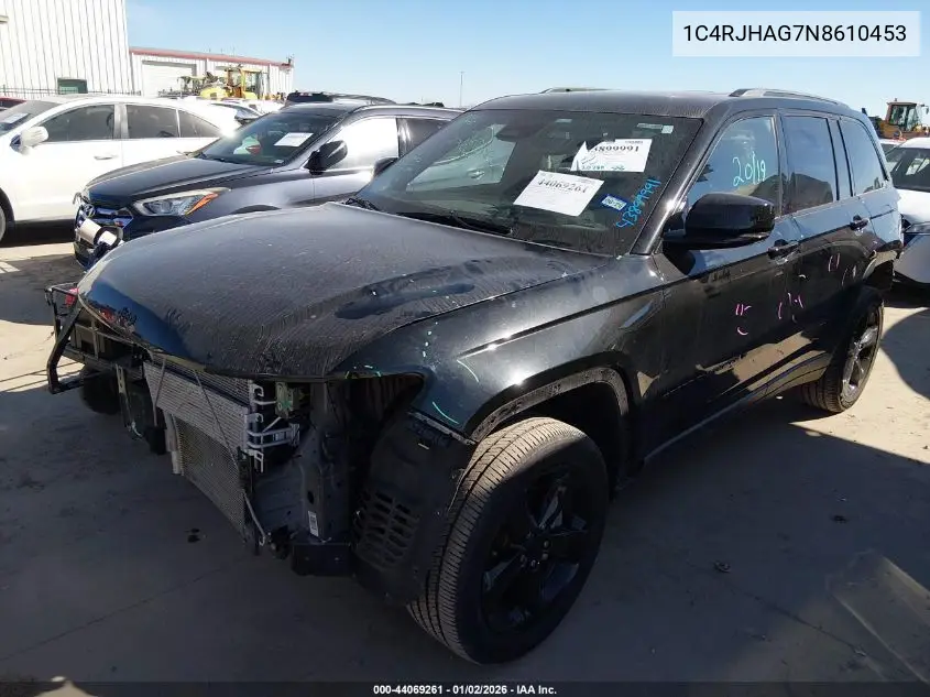 1C4RJHAG7N8610453 2022 Jeep Grand Cherokee Altitude 4X4