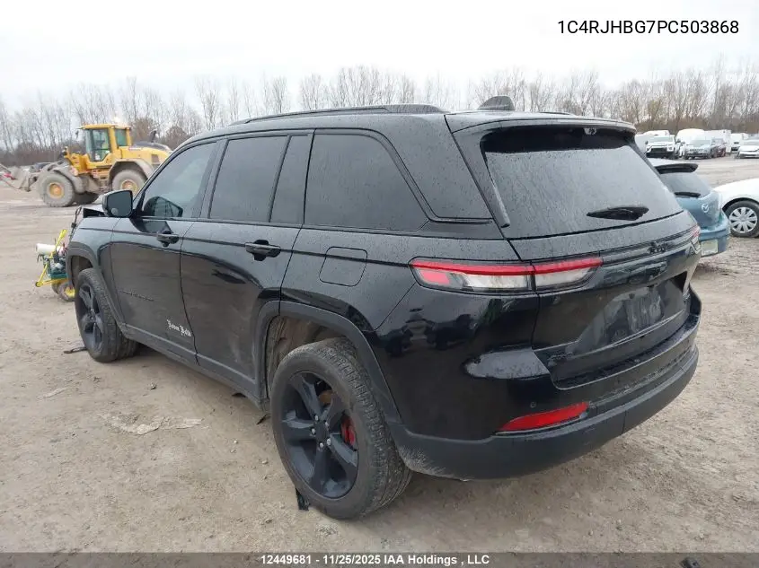 1C4RJHBG7PC503868 2023 Jeep Grand Cherokee Limited