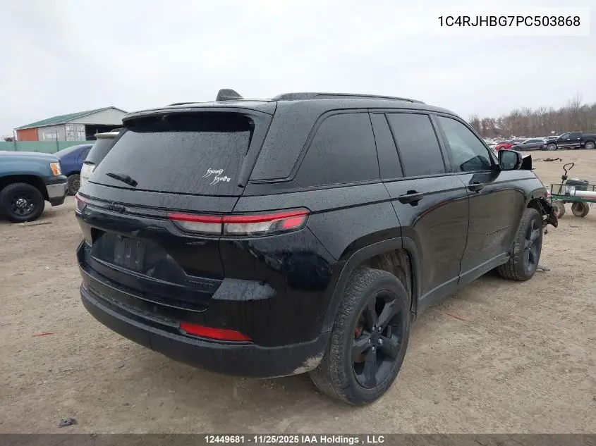 1C4RJHBG7PC503868 2023 Jeep Grand Cherokee Limited