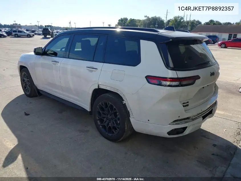 1C4RJKET7P8892357 2023 Jeep Grand Cherokee L Summit Reserve 4X4