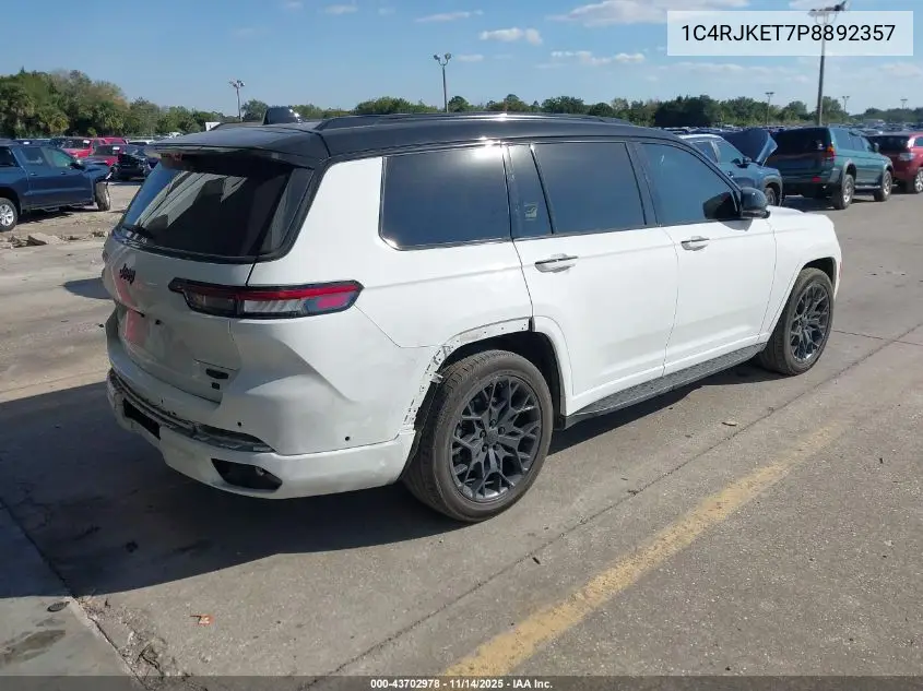 1C4RJKET7P8892357 2023 Jeep Grand Cherokee L Summit Reserve 4X4