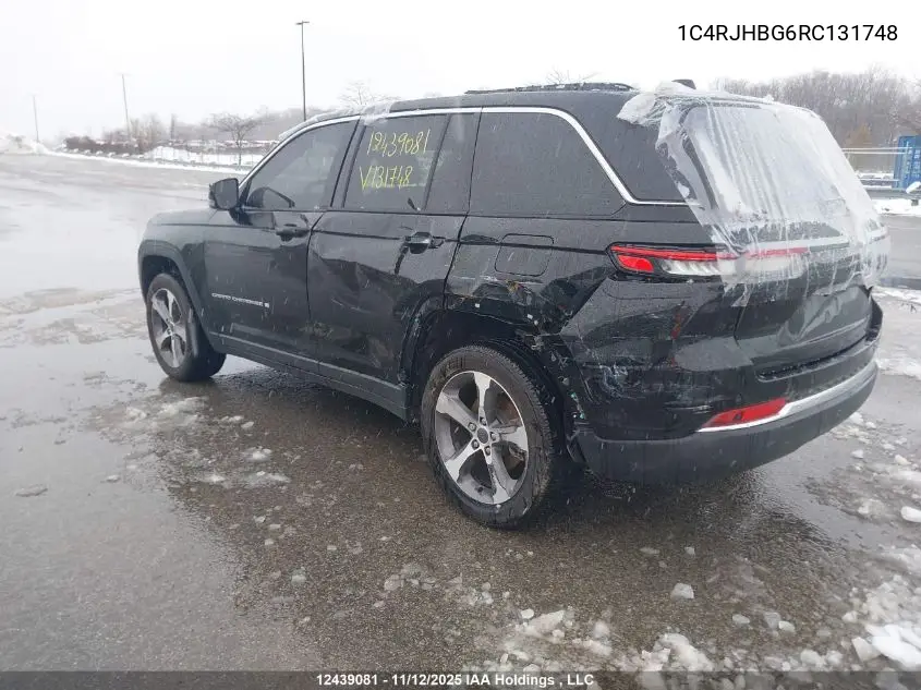 1C4RJHBG6RC131748 2024 Jeep Grand Cherokee Limited