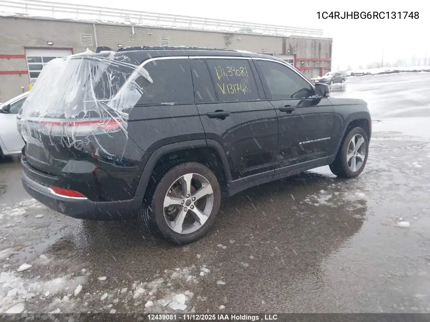 1C4RJHBG6RC131748 2024 Jeep Grand Cherokee Limited